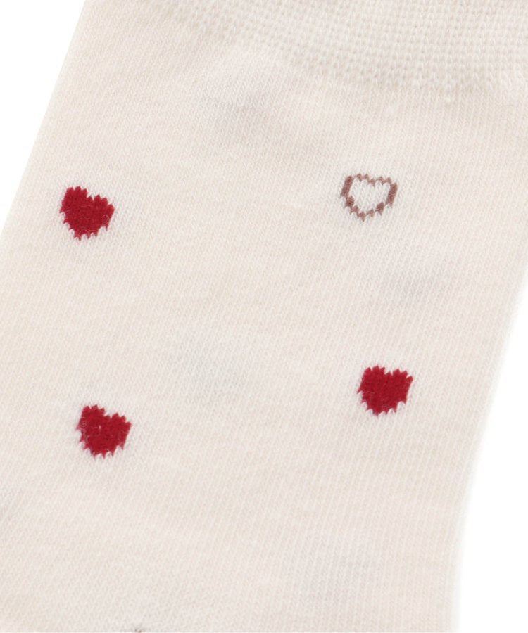 3P套裝 草莓·心形·蝴蝶結圖案襪子