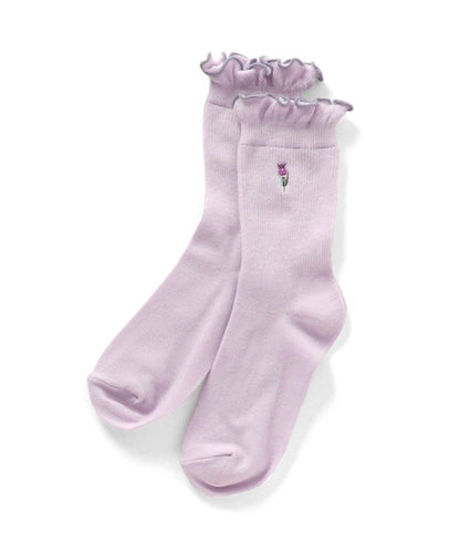 3P套裝 單點圖案刺繡襪子