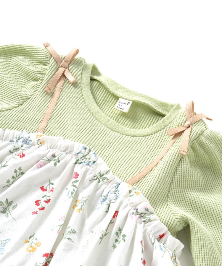 華夫格配裙襬T恤