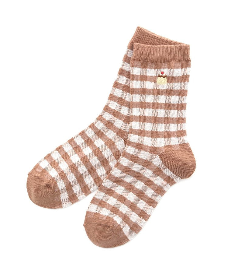 3對目標 4款小圖案刺繡襪子