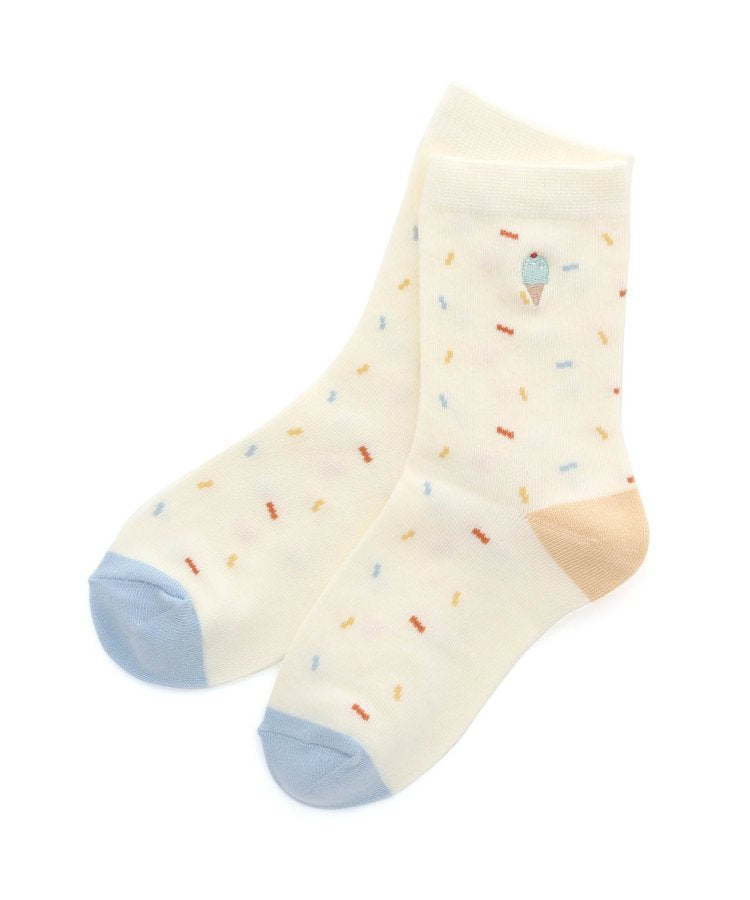 3對目標 4款小圖案刺繡襪子