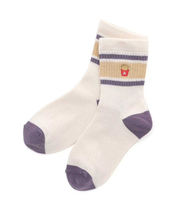 3對目標 4款小圖案刺繡襪子