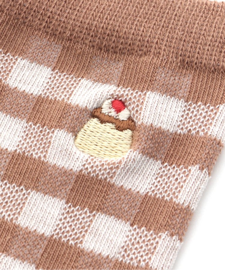 3對目標 4款小圖案刺繡襪子