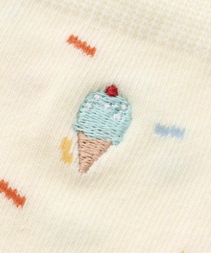 3對目標 4款小圖案刺繡襪子