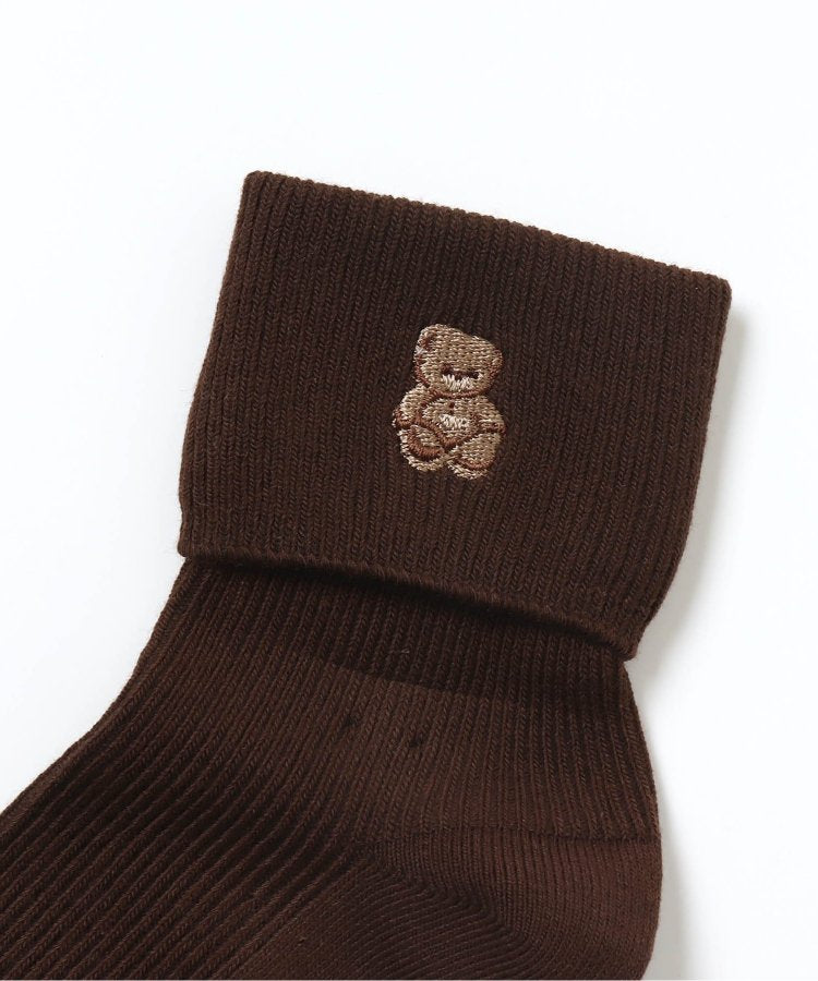 3件套 小熊 刺繡 襪子