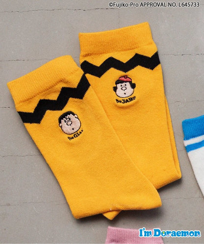 3P套裝 哆啦A夢 5款角色襪子【10厘米-27厘米尺碼】