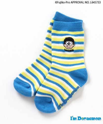 3P套裝 哆啦A夢 5款角色襪子【10厘米-27厘米尺碼】