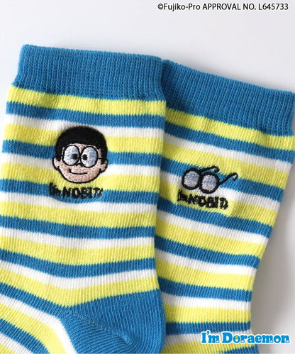 3P套裝 哆啦A夢 5款角色襪子【10厘米-27厘米尺碼】