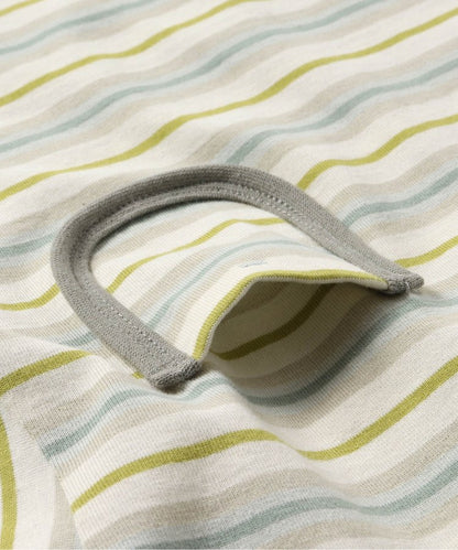 條紋口袋長袖T恤