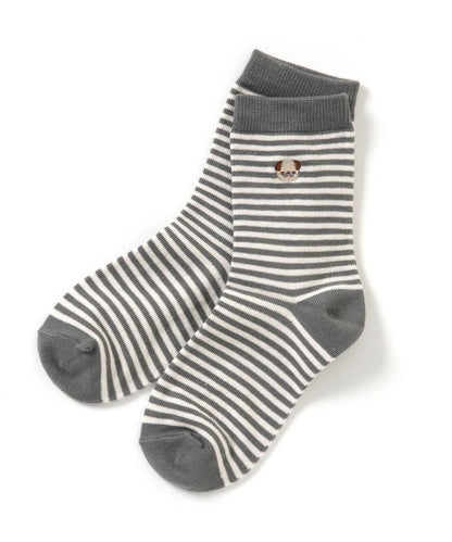 3P對象 單點圖案襪子