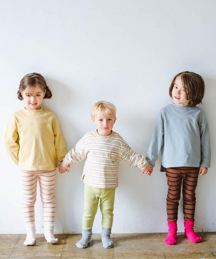 條紋口袋長袖T恤