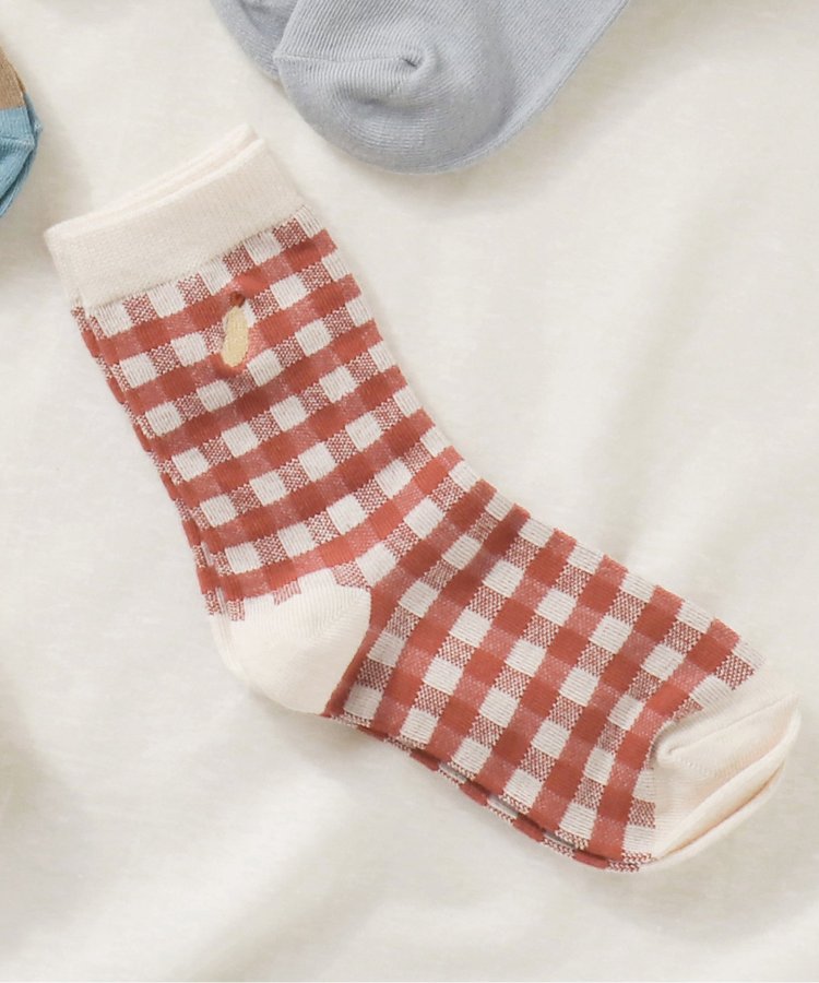 3P對象 單點圖案襪子