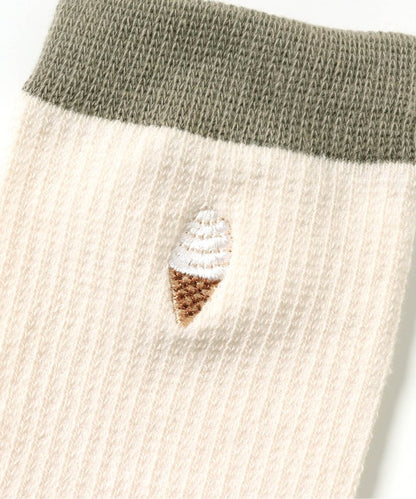 3P對象 單點圖案襪子