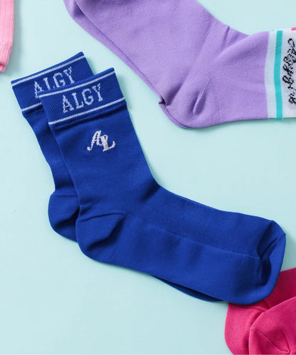 3P套裝 腳口標誌彩色透明薄襪