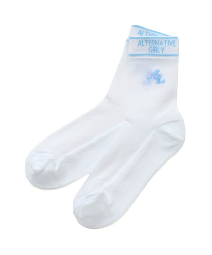 3P套裝 腳口標誌彩色透明薄襪