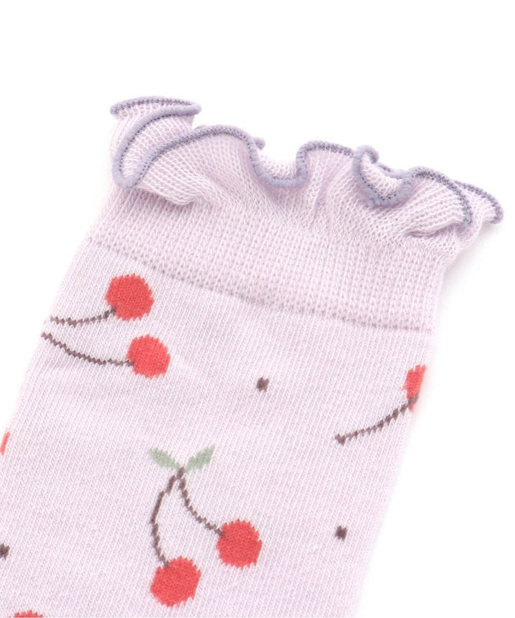 3P套裝 櫻桃圖案襪子
