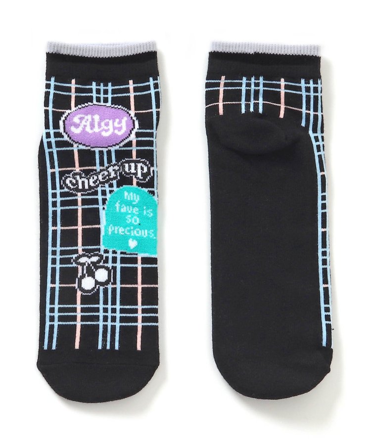 3P對象 徽章風logo短襪