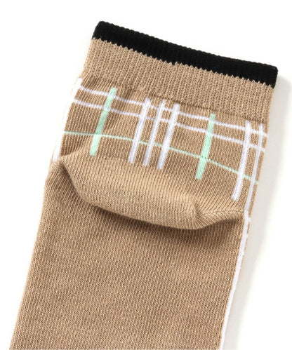 3P對象 徽章風logo短襪