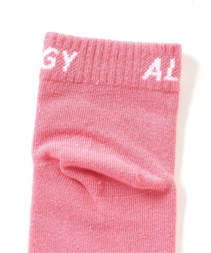 3件套目標 紋理LOGO短襪