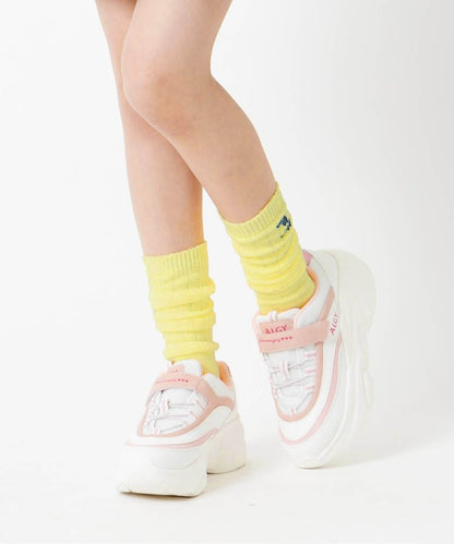 3P對象 彩色鬆垮襪