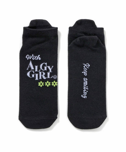 3P目標 花朵logo短襪