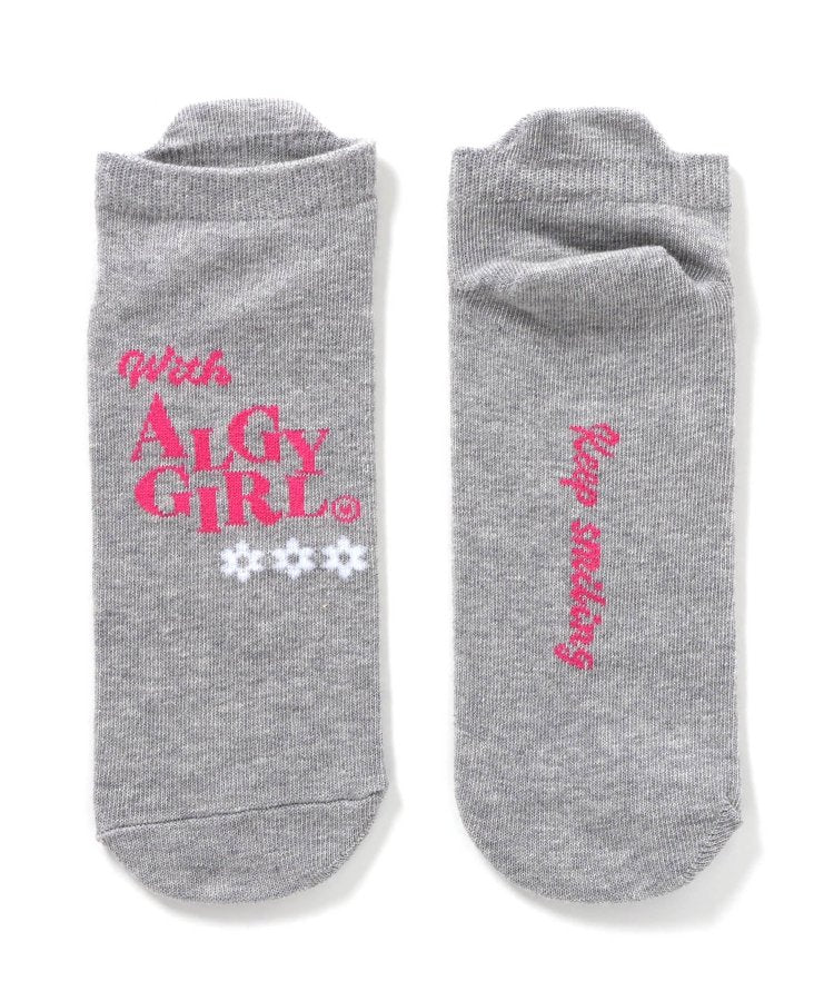 3P目標 花朵logo短襪