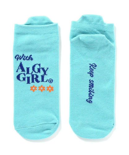 3P目標 花朵logo短襪