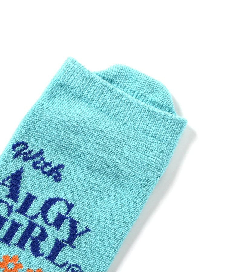 3P目標 花朵logo短襪