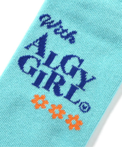 3P目標 花朵logo短襪