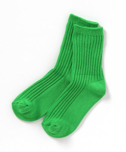 3P套裝 霓虹色條紋襪