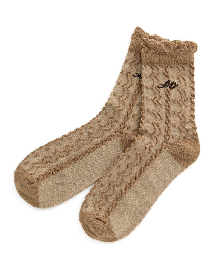 3P套裝 漂浮圖案船襪