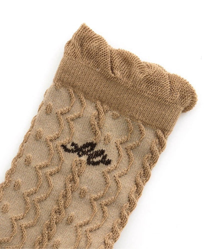 3P套裝 漂浮圖案船襪