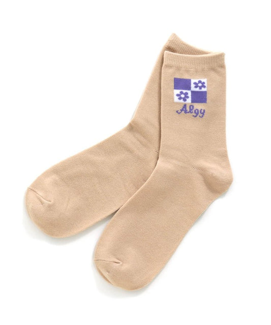 3P對象 格子圖案船襪