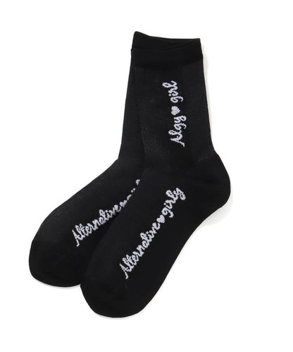 3P對象 縱橫交錯透明踝襪