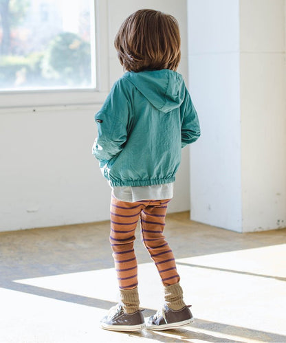 3P套裝 自然色彩條紋襪