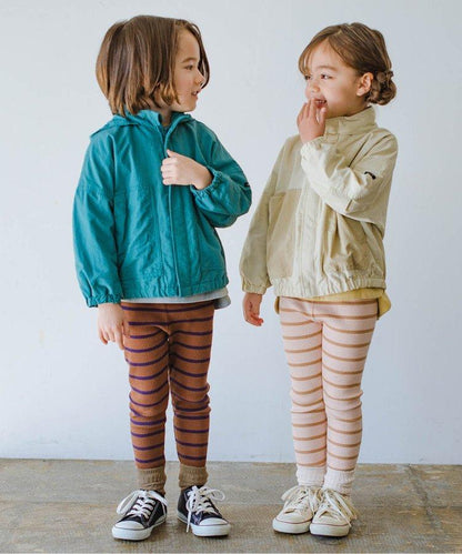 3P套裝 自然色彩條紋襪