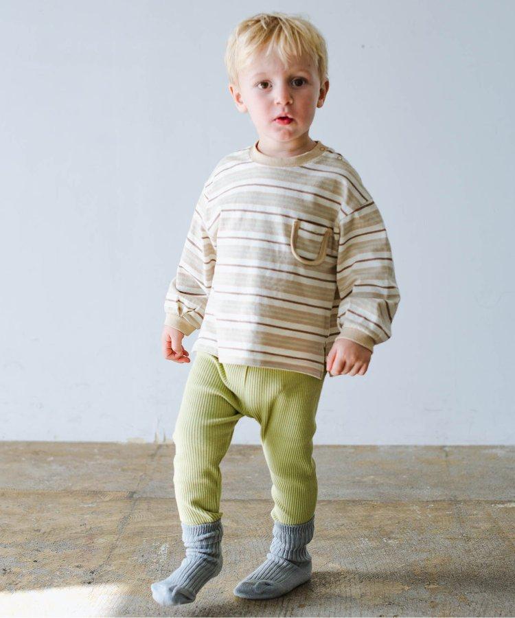 3P套裝 自然色彩條紋襪