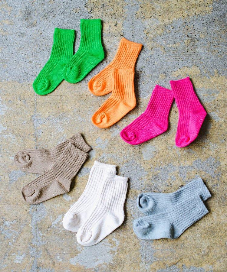 3P套裝 自然色彩條紋襪