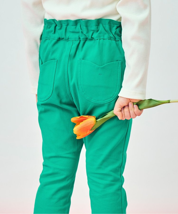 鬱金香口袋緊身褲 十分褲長