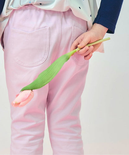 鬱金香口袋緊身褲 十分褲長