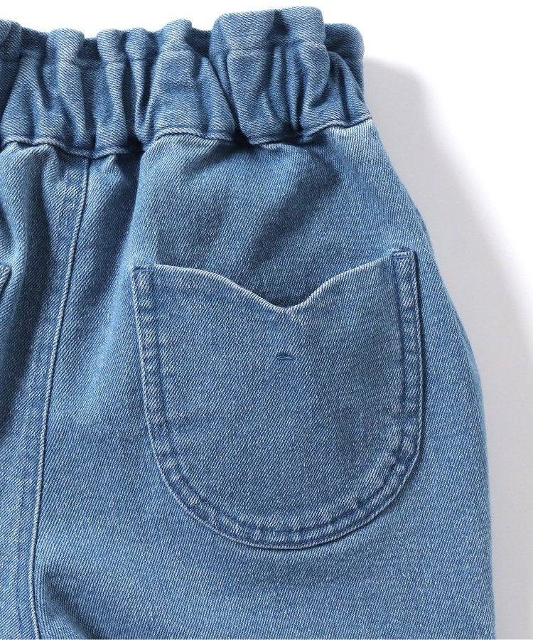 鬱金香口袋緊身褲 十分褲長