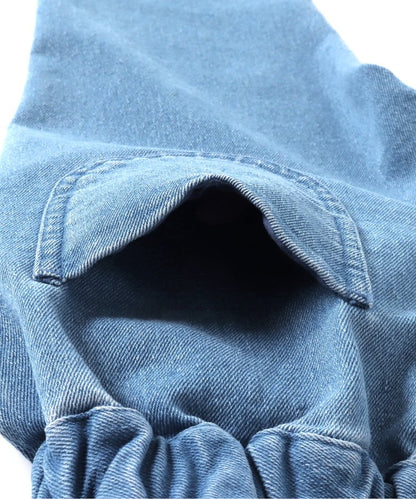 鬱金香口袋緊身褲 十分褲長