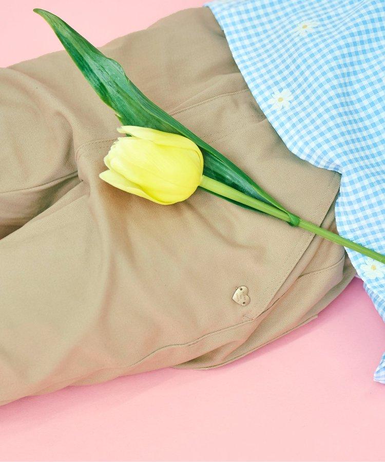 鬱金香口袋緊身褲 十分褲長