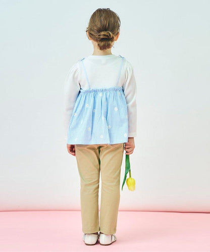 鬱金香口袋緊身褲 十分褲長