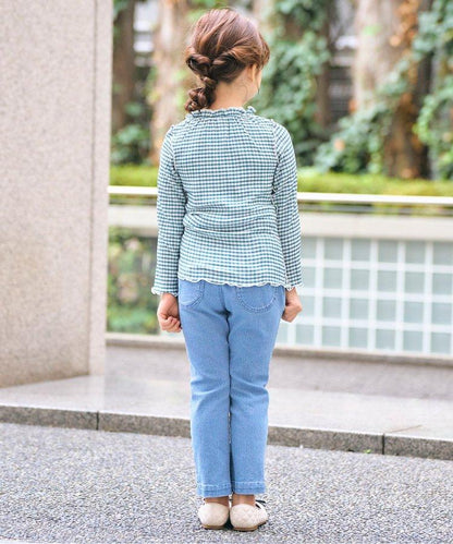 鬱金香口袋緊身褲 十分褲長