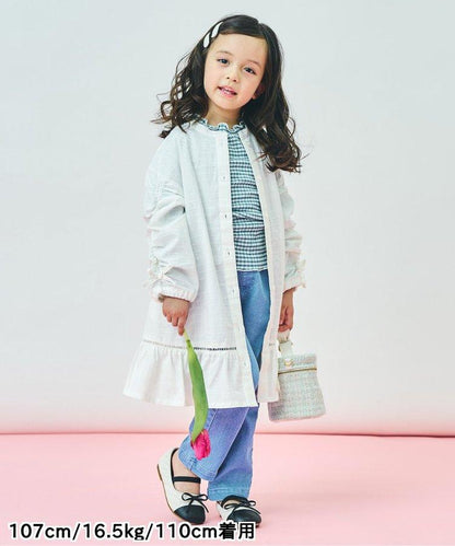 鬱金香口袋緊身褲 十分褲長