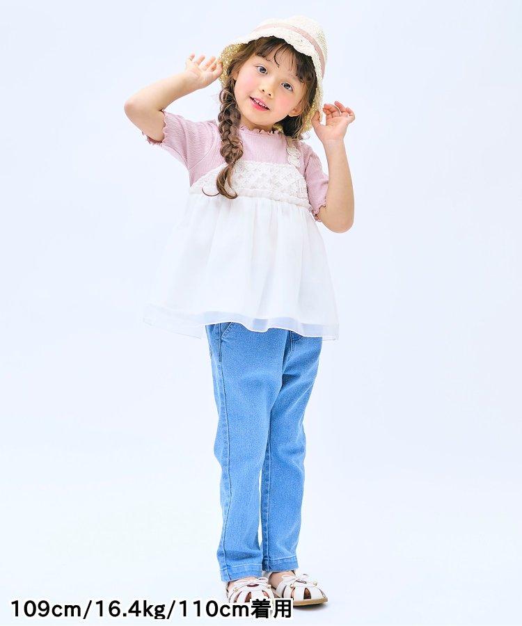 鬱金香口袋緊身褲 十分褲長