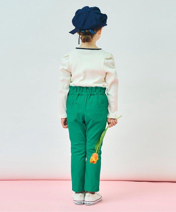 鬱金香口袋緊身褲 十分褲長