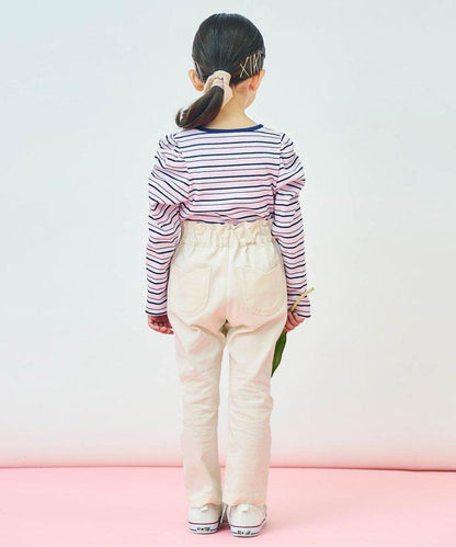 鬱金香口袋緊身褲 十分褲長