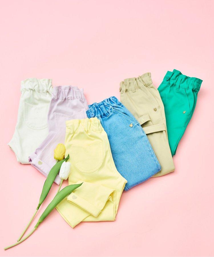 鬱金香口袋緊身褲 十分褲長